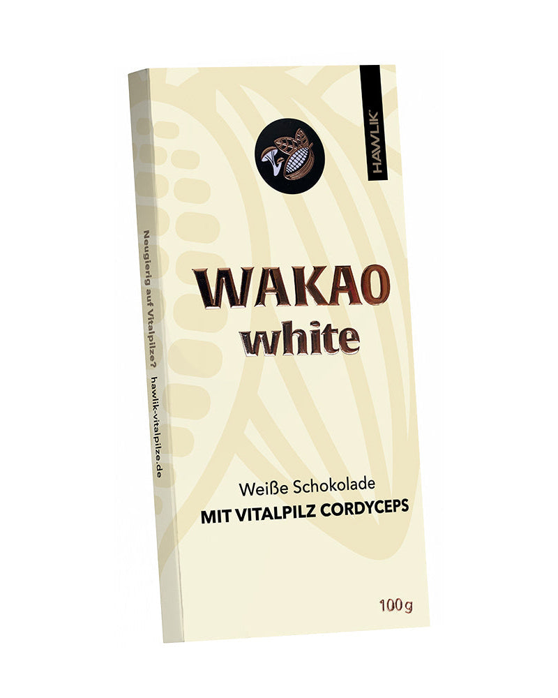 WAKAO white Schokolade mit Cordyceps