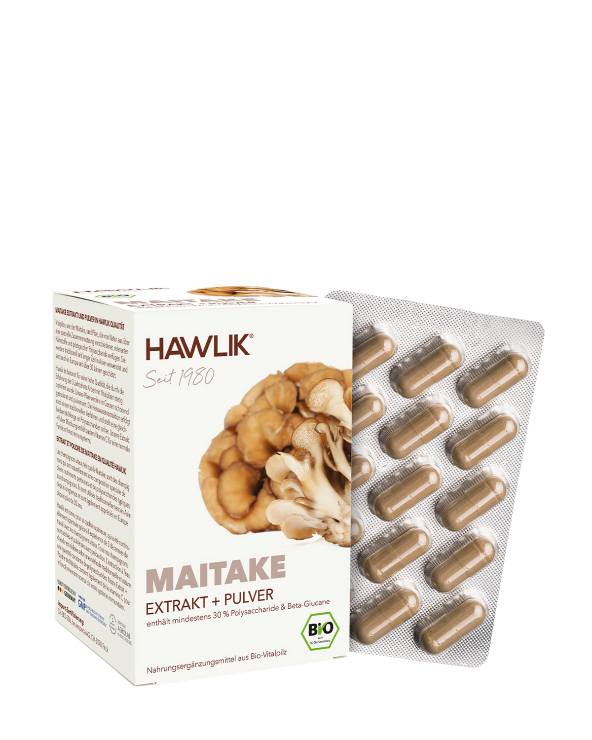 BIO Maitake Extrakt + Pulver Kapseln