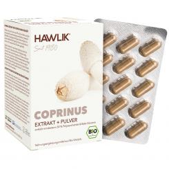 BIO Coprinus Extrakt + Pulver Kapseln 120 Kapseln Vorteilspackung