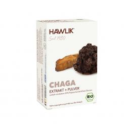 BIO Chaga Extrakt + Pulver Kapseln 