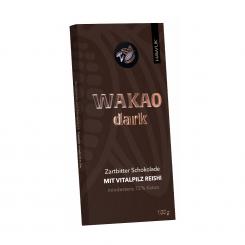 WAKAO dark Zartbitter Schokolade mit Reishi 