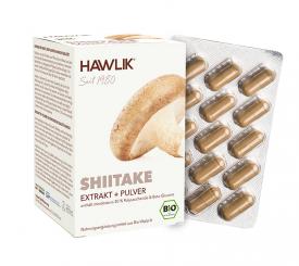 BIO Shiitake Extrakt + Pulver Kapseln 120 Kapseln Vorteilspackung