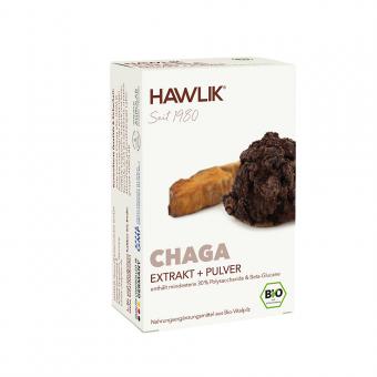 BIO Chaga Extrakt + Pulver Kapseln 60 Kapseln