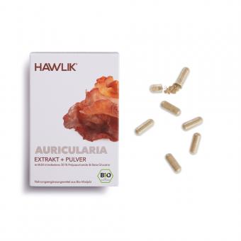 Bio Auricularia Extrakt + Pulver Kapseln 60 Kapseln Normalpackung