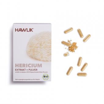 BIO Hericium Extrakt + Pulver Kapseln 60 Kapseln Normalpackung 
