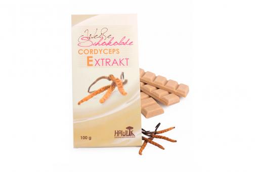Weisse Schokolade Cordyceps Extrakt 